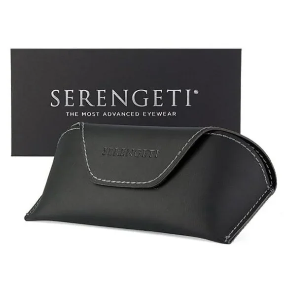 New SERENGETI Green Polarised Square Carroll SS542003 Sunglasses Women - Picture 6 of 6